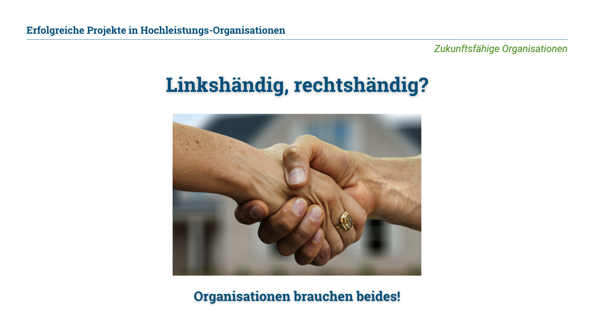 Organisationen sind gut beraten, unterschiedliche Strategien für Verwertung und Exploration anzuwenden und auszubalancieren.